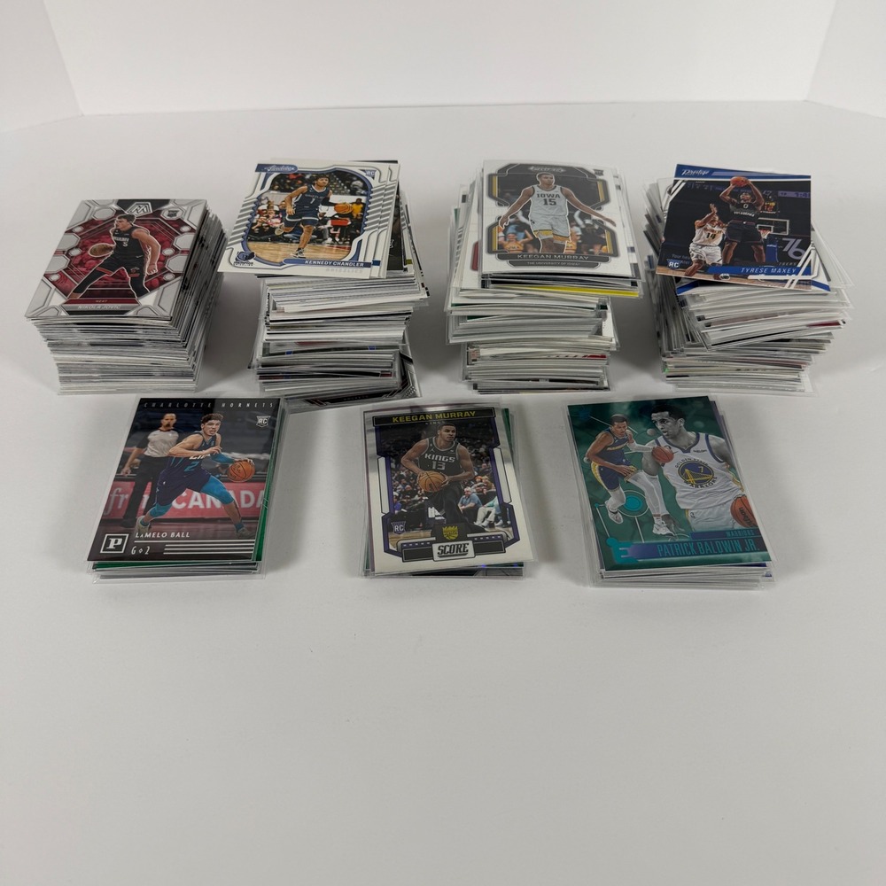 393 NBA Rookie Card Lot Panini Prizm Optic Select Mosaic Banchero Holmgren Smith